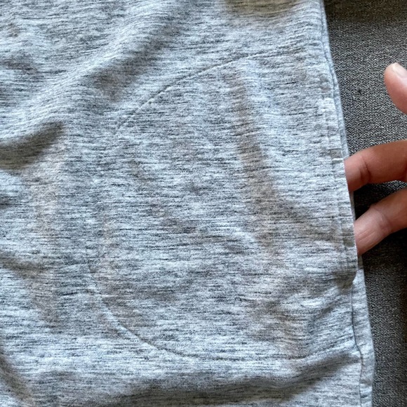 Pure Jill Gray Open Front Water-fall Knit Cardigan Size S - Picture 8 of 12